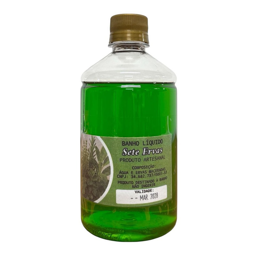 BANHO LÍQUIDO SETE ERVAS