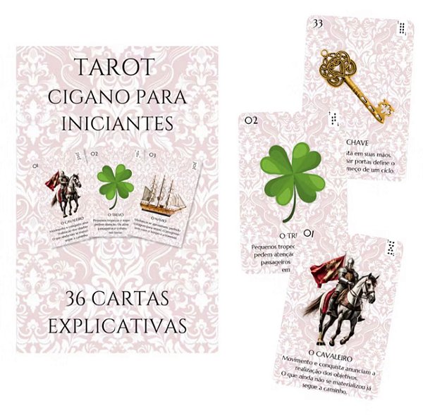 BARALHO CIGANO INICIANTES (PLASTIFICADO)