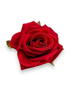 PRESILHA FLOR DE CABELO (VERMELHA)